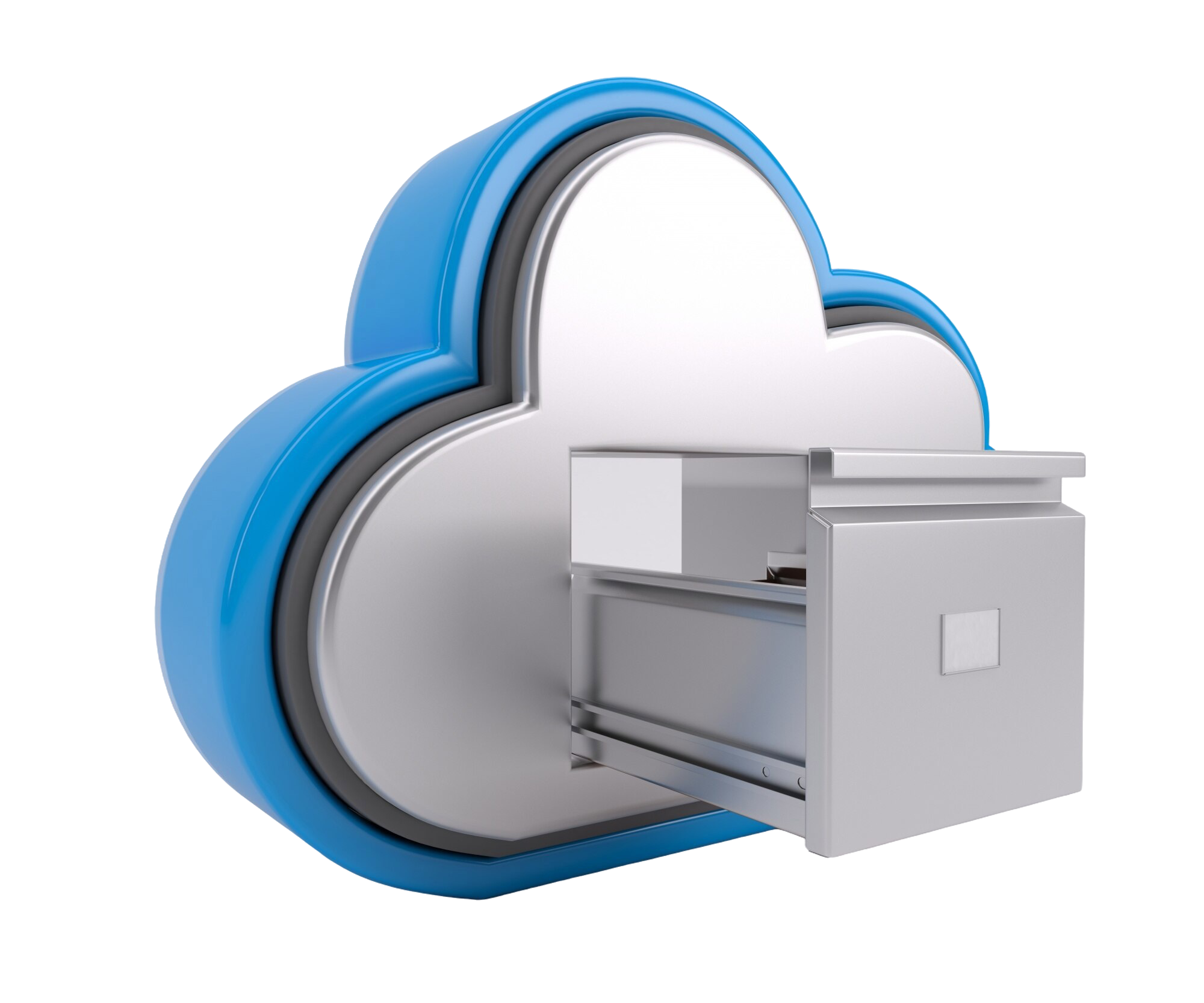 Cloud storage with drawer